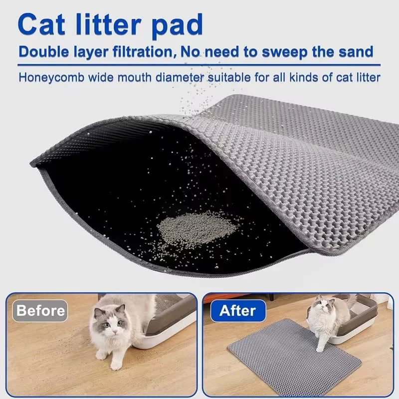 PurrClean Double-Layer Litter Mat